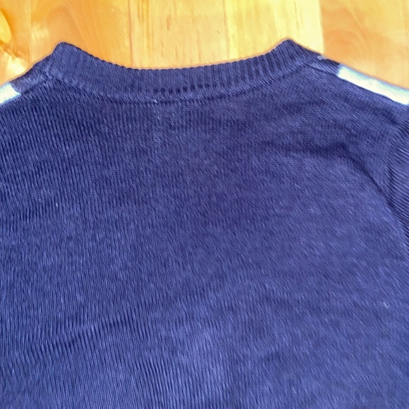 H&M blue argyle cropped cardigan xs - Picture 8 of 8